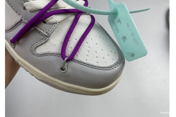 21 Low Nike O-W Dunk DM1602-100 Lot 0811